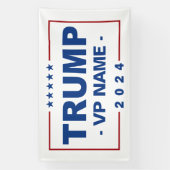 Custom Trump Vice President 2024 Banner (Vertikal)