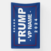 Custom Trump Vice President 2024 Banner (Vertikal)