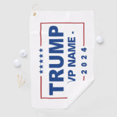 Custom Trump Vice President 2024 Golfhandtuch (Insitu)