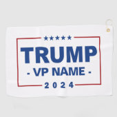 Custom Trump Vice President 2024 Golfhandtuch (Horizontal)