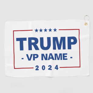 Custom Trump Vice President 2024 Golfhandtuch