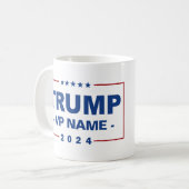 Custom Trump Vice President 2024 Kaffeetasse (Vorderseite Links)