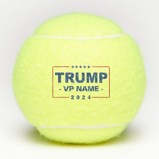 Custom Trump Vice President 2024 Tennisbälle (Vorderseite)