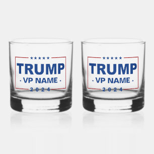 Custom Trump Vice President 2024 Whiskyglas
