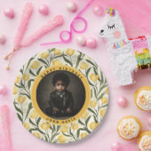 Custom Tulip Flower Boho Birthday Pappteller (Party)