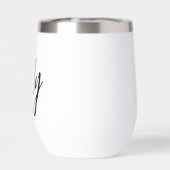 Custom Tumbler, individuelle Name Cup with, Person (Rückseite)