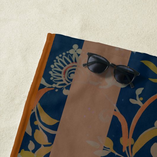 CUSTOM Tumeric + Ginger Swirl Motif Strandtuch (Beispiel)