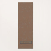 CUSTOM Tumeric + Ginger Swirl Motif Yoga Mat Yogamatte (Rückseite)