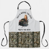 Custom Türkei Jagd rustikale Männer Sportsonne Schürze (Vorderseite)