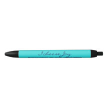 Custom Türkise Aqua Blue Modern Joy Church