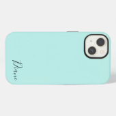 Custom Türkise iPhone Hülle (Rückseite (Horizontal))