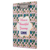 Custom turtle pattern  klemmbrett (Links)