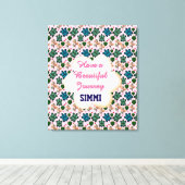 Custom turtle pattern  leinwanddruck (Insitu (Holzboden))