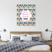 Custom turtle pattern  leinwanddruck (Insitu (Schlafzimmer))