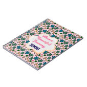 Custom turtle pattern  notizblock (Linke Seite)