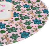 Custom turtle pattern  schneidebrett (Ecke)