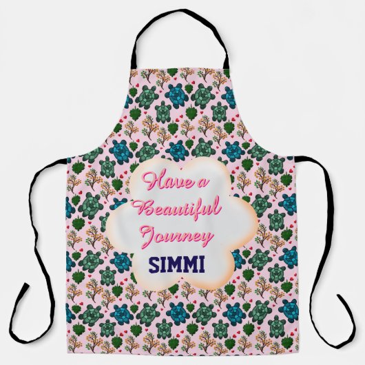 Custom turtle pattern  schürze (Vorderseite)