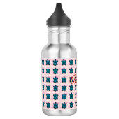 Custom turtle pattern Sherpa Blanket Edelstahlflasche (Links)