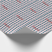 Custom turtle pattern Sherpa Blanket Geschenkpapier (Ecke)