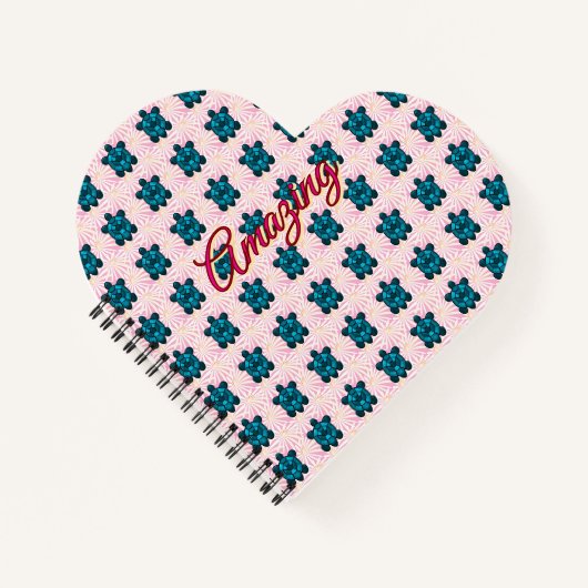 Custom turtle pattern Sherpa Blanket Notizblock (Vorderseite)