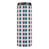 Custom turtle pattern Sherpa Blanket Thermosbecher (Rückseite)