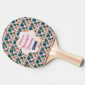Custom turtle pattern  tischtennis schläger (Seitenansicht)