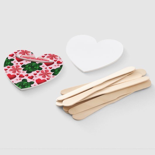 Custom turtle pattern  wrapping paper fächer (Non-assembled)