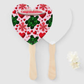 Custom turtle pattern  wrapping paper fächer (Vorne und Hinten)