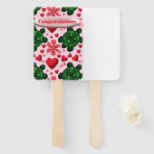 Custom turtle pattern  wrapping paper fächer (Vorne und Hinten)