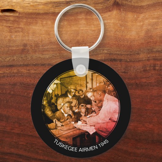 Custom TUSKEGEE AIRMEN 1945 Schlüsselanhänger (Vorderseite)