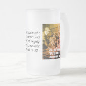 Custom TUSKEGEE AIRMEN DAY Mattglas Bierglas (VorderseiteRechts)