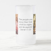 Custom TUSKEGEE AIRMEN DAY Mattglas Bierglas (Mittel)