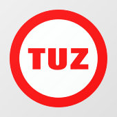 Custom Tuz Funny Arabic Bumper Window Car Sticker (Blatt)