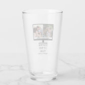 Custom TV-Farter des Jahres lustige Papa 2 Foto Glas (Rückseite)