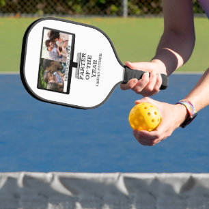 Custom TV-Farter des Jahres lustige Papa 2 Foto Pickleball Schläger