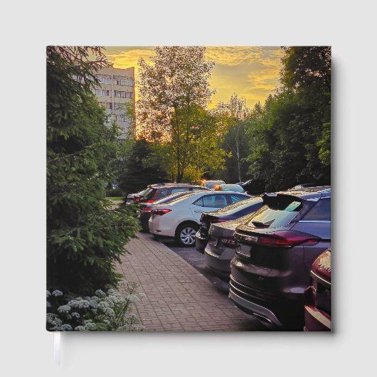 Custom Twilight Drive Guest Book von Sotnichenko Gästebuch (Vorderseite)