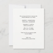 Custom Twin Neugeborenes Foto Dusche Danke (Rückseite)