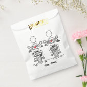 Custom Two Brides Biker Motorrad Hochzeit Geschenktütchen (Versiegelt)