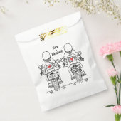 Custom Two Brides Biker Motorrad Hochzeit Geschenktütchen (Versiegelt)