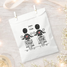 Custom Two Grooms Biker Motorrad Hochzeit