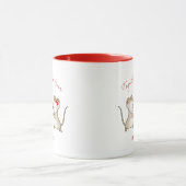 Custom Two Louse Coffee Tasse (Zentrum)