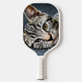 CUSTOM TWO PHOTO PET CAT PICKLEBALL PADDLE (Rückseite)