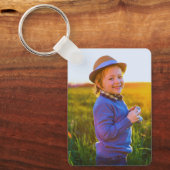 Custom Two Photo Schlüsselanhänger (Vorderseite)