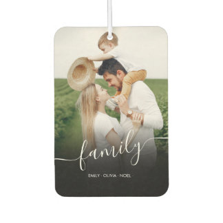 Custom Two-Sided Photo Car Air Freshener Autolufterfrischer