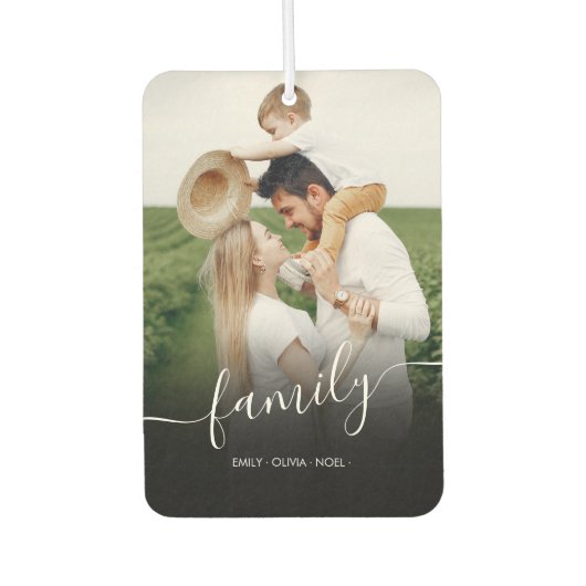 Custom Two-Sided Photo Car Air Freshener Autolufterfrischer (Vorderseite)