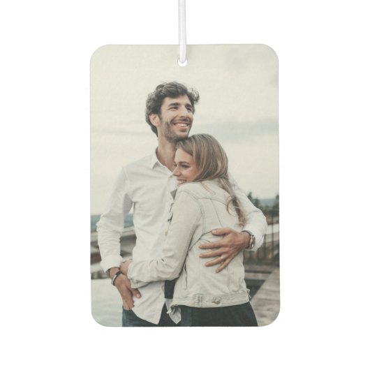 Custom Two-Sided Photo Car Air Freshener Autolufterfrischer (Vorderseite)