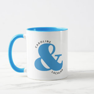 Custom Two Tone Couple Wedding Jubiläum Tasse