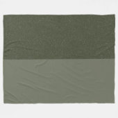 Custom Two-Tone Moss Fleece Blanket mit Textur (Vorderseite (Horizontal))
