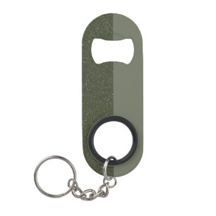 Custom Two-Tone Moss Green Bottle Opener Schlüssel Mini Flaschenöffner