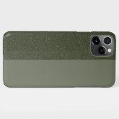 Custom Two-Tone Moss Green iPhone 11 Pro Max Fall Hülle (Rückseite (Horizontal))